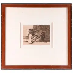 Caridad De Una Mujer by Francisco Goya, Etching, sold Apr 2026
