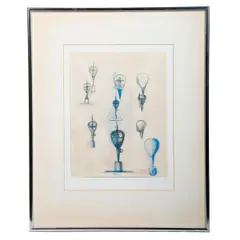 Lighter than Air by Theodore Roszak, 1941, Ink and colored pencil, sold Jun 2026