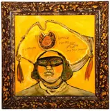 Omnia Vanitas by Ira Yeager, 2005, mixed media on canvas; painted frame, sold Jun 2026