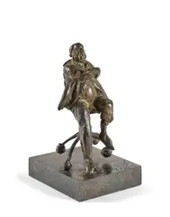 Hommage à César by André Barelier, 1999, Bronze à patine verte, sold Apr 2026