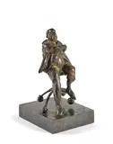 Hommage à César by André Barelier, 1999, Bronze à patine verte, sold Apr 2026