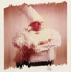 Roger Vergé by Cesar, 1984, Photographie en couleurs sur carton découpé et collé sur papier, sold Apr 2026