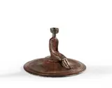 Bougeoir by Jean-Michel Folon, Bronze à patine brune, sold Apr 2026