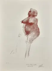 La Ginette by Cesar, 1990, Eau-forte en rouge, sold Apr 2026
