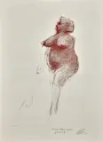 La Ginette by Cesar, 1990, Eau-forte en rouge, sold Apr 2026