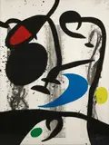 Grand triptyque noir by Joan Miró, 1969, Eau-forte, aquatinte et carborundum sur vélin chiffon de Mandeure, sold Apr 2026