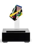 Broche by Jean-Claude Farhi, 1988, Plexiglas et bronze, sold Apr 2026