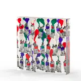 Sans titre by Arman, 1981, Sérigraphie de tubes de peinture en plexiglas, sold Apr 2026
