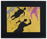 Sans titre by Bernard Quentin, Acrylique et papier coloré découpé, collé sur papier, sold Jan 2025