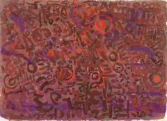 Sans titre by Marie Raymond, Gouache sur papier, sold Apr 2025
