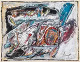 Sans titre by Jacques Doucet, circa 1977-78, Gouache sur papier, sold Apr 2025