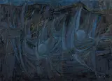 Sans titre by Roger Edgar Gillet, 1959, Huile sur toile, sold Apr 2025