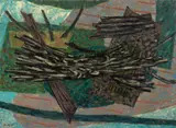 Pamparigouste by Henri Goetz, 1966, Huile sur panneau, sold Apr 2025