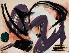 Sans titre by Gérard Ernest Schneider, 1978, Encre de Chine et pastel sur papier, sold Apr 2025