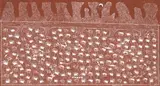 Untitled (Paddy Night Life) (Warli) by Jivya Soma Mashe, Acrylic on canvas, offered Dec 2023