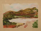 Untitled by Amrita Sher-Gil, Watercolour on paper, sold Sep 2023