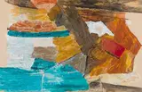 Untitled by Ram Kumar, 2001, Acrylic on paper, sold Sep 2023