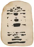 Untitled by Vasudeo S. Gaitonde, Ink on paper pasted on mount board, sold Jun 2023