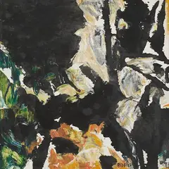 Castillon VI by S. H. Raza, Oil on board, sold Jun 2023