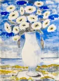 Untitled by K H, Gouache on paper, sold Jun 2023