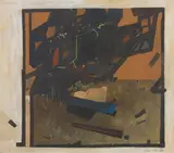 Untitled by Ganesh Haloi, Gouache on board, sold Jun 2023