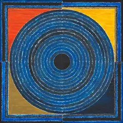 Bindu by S. H. Raza, Acrylic on canvas, sold Jun 2023