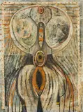 Untitled by Avinash Chandra, Oil and encaustic on canvas, sold Jun 2023