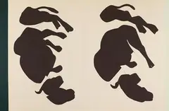 Bulls by Tyeb Mehta, Acrylic on canvas, sold Jun 2023
