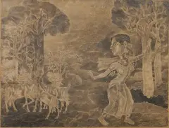 Untitled by K. Laxma Goud, Pencil on paper, sold Jun 2023