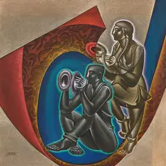 Untitled by Satish Gujral, Acrylic on canvas, sold Jun 2023