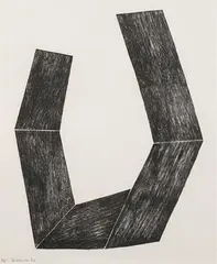 Untitled by Zarina, Woodcut on paper, sold Jun 2023