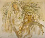 Untitled by M. Sivanesan, Oil on canvas, sold Mar 2023