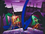Untitled by Manu Parekh, Acrylic on canvas, sold Mar 2023