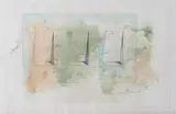 Three Possibilities by Prabhakar Barwe, 1992, Watercolour, pen and colour pencil on paper, sold Mar 2023