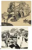Untitled by K. Laxma Goud, 1980, Ink on paper, sold Mar 2023