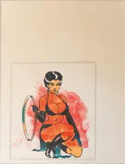 Woman Splash by Allen Jones, 1970, Farblithographie, sold Sep 2024