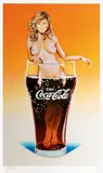 The Pause that Refreshes II by Mel Ramos, 2005, Farbsiebdruck, sold Sep 2024