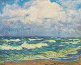 Nordsee II by Ernst Wilhelm Eitner, Öl/Lw, sold Sep 2024