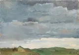 Gewitterstimmung by Hans am Ende, Öl/Karton, sold Sep 2024