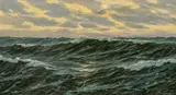 Hohe See by Patrick von Kalckreuth, Öl/Lw, sold Sep 2024