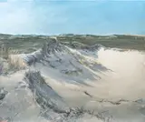 Dünen im Listland by Lars Möller, 2010, Öl/Lw, sold Nov 2024