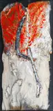 Komposition mit Rot by Károly Klimó, Öl/Lw./Holz, sold Nov 2024