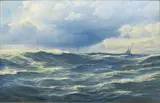 Elbe 2 by Johannes Holst, 1909, Öl/Lw, sold Nov 2024