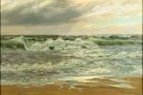 Wellen by Patrick von Kalckreuth, Öl/Lw, sold Feb 2024