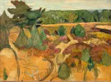 In der Surheide by Otto Modersohn, Öl/Papier/Karton, sold Feb 2024
