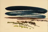 Dunkler Himmel by Siegward Sprotte, 1973, Aquarell und Tempera, sold Feb 2024