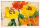 Anemonen by Klaus Fußmann, 2006, Gouache und Aquarell, sold Feb 2024