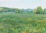 Fuldatal by Friedel Anderson, Öl/Karton, sold Feb 2024