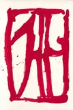 Künstlersignet rot by Horst Janssen, Gouache, sold Feb 2024