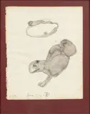 Drum by Horst Janssen, 1991, Aquarellierte Zeichnung, sold Feb 2024